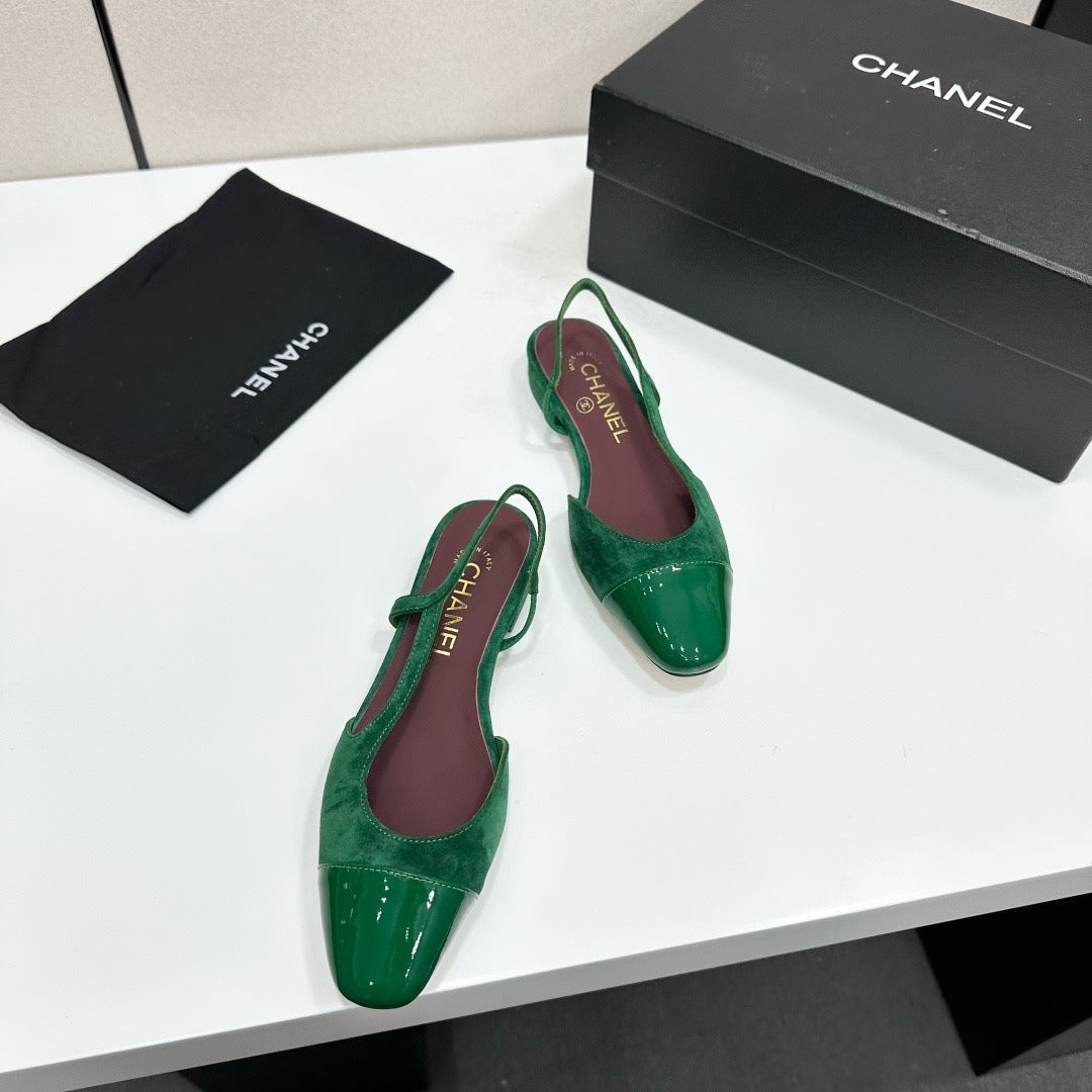 Chanel Slingback Flats