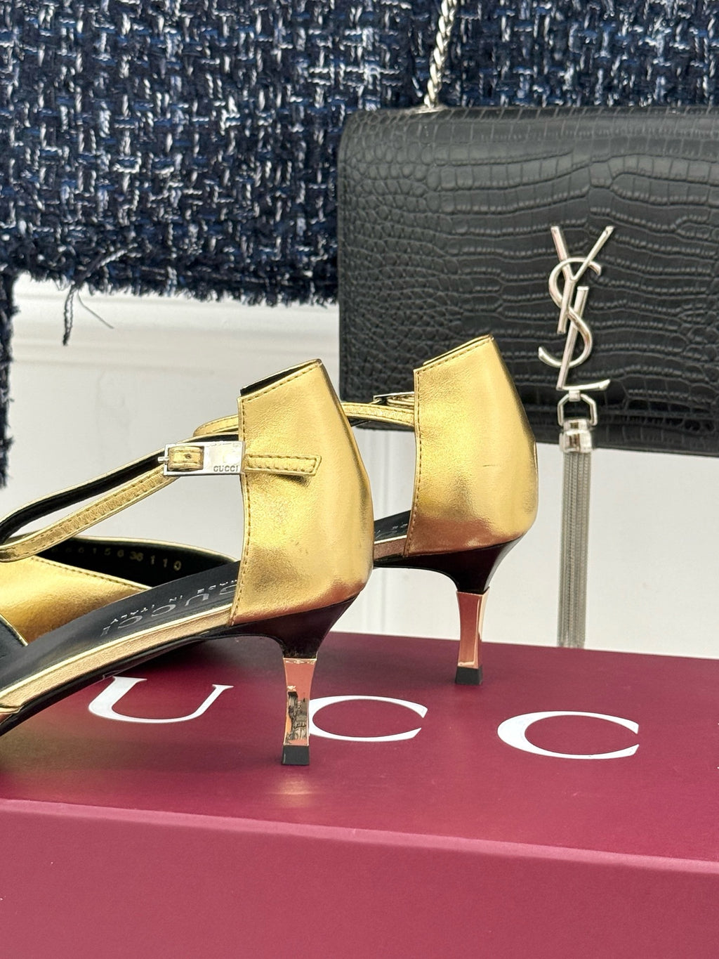 Gucci Slingback Kitten Heels