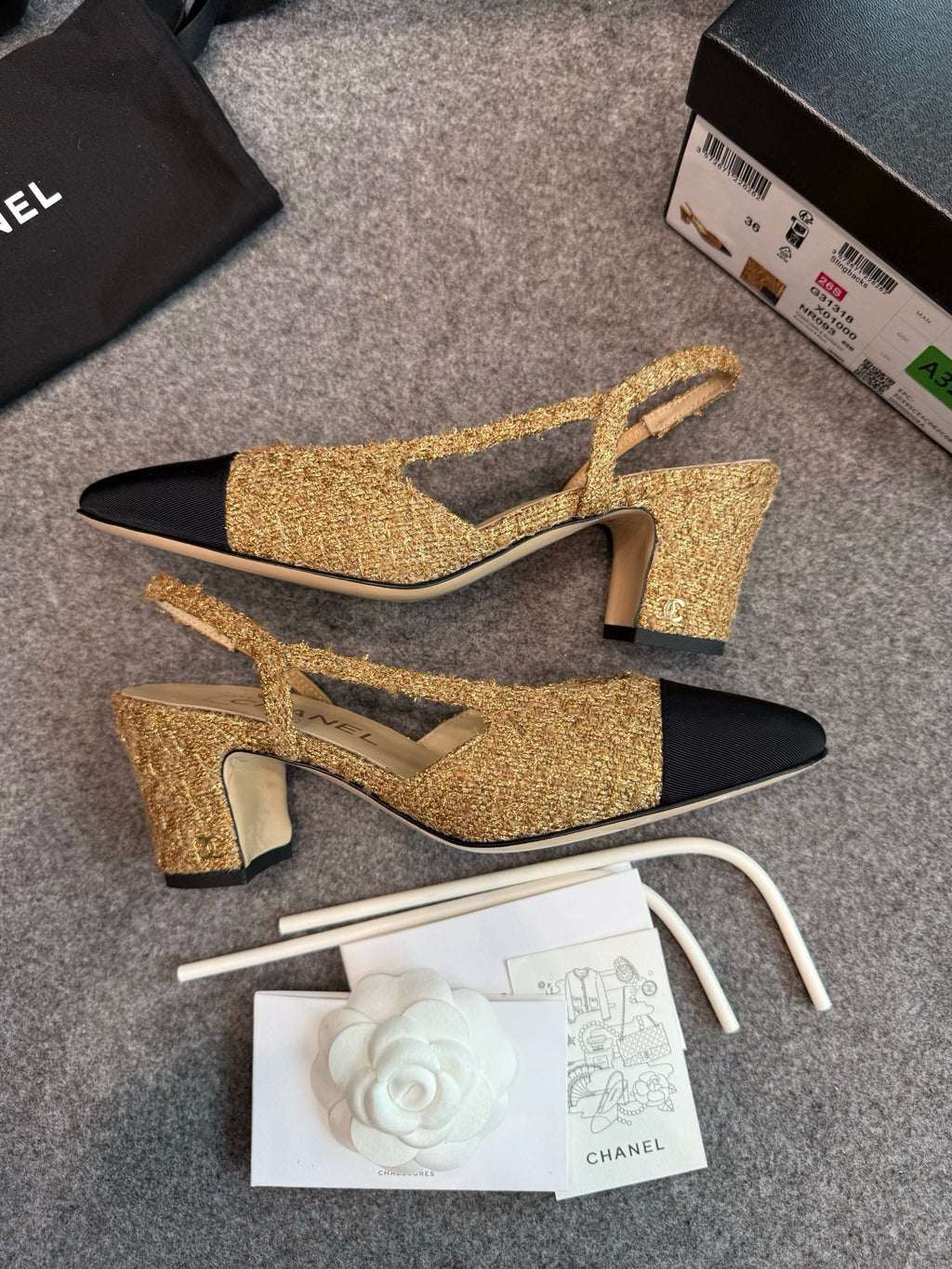 Chanel Slingback Heels