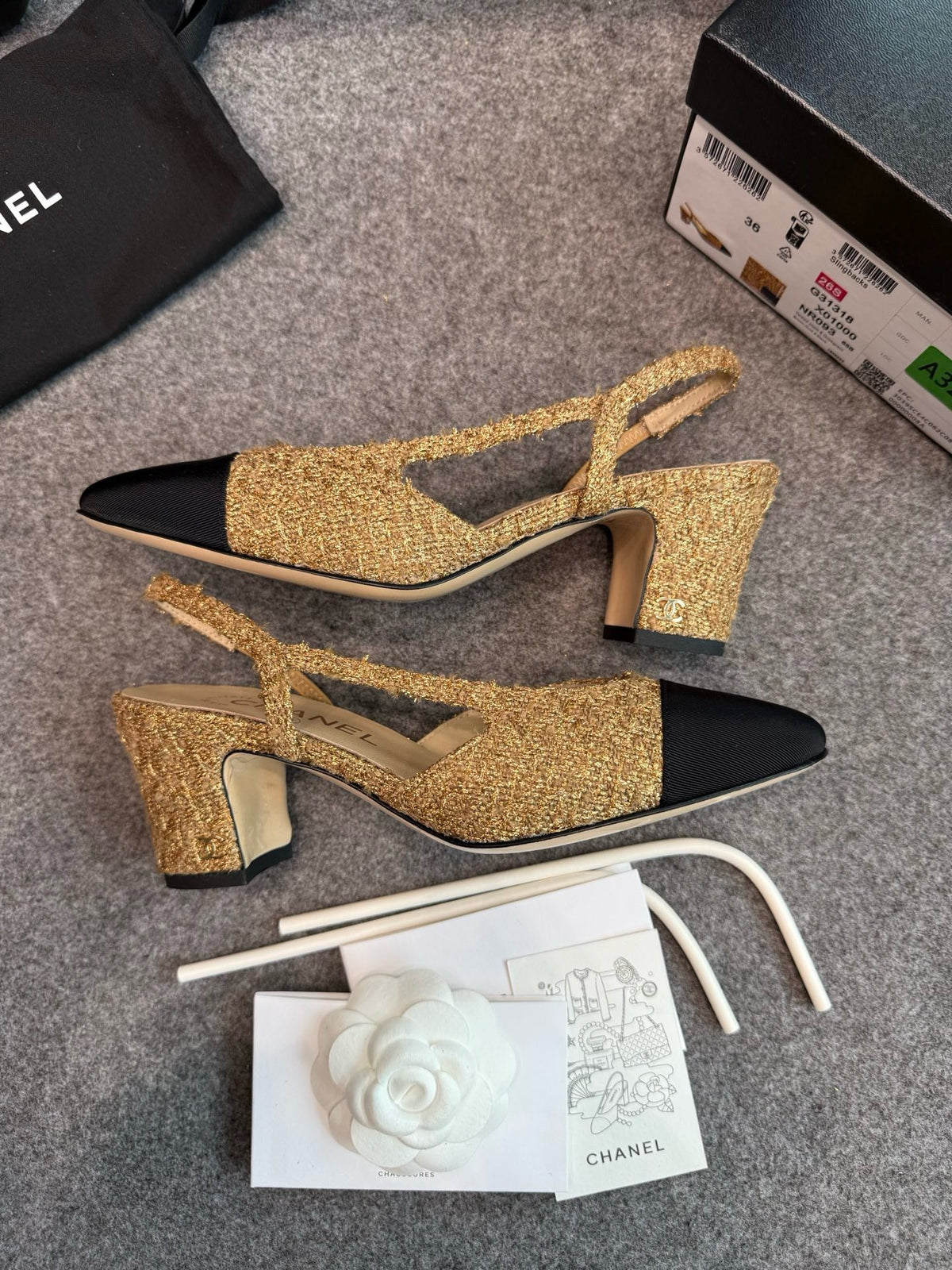 Chanel Slingback Heels