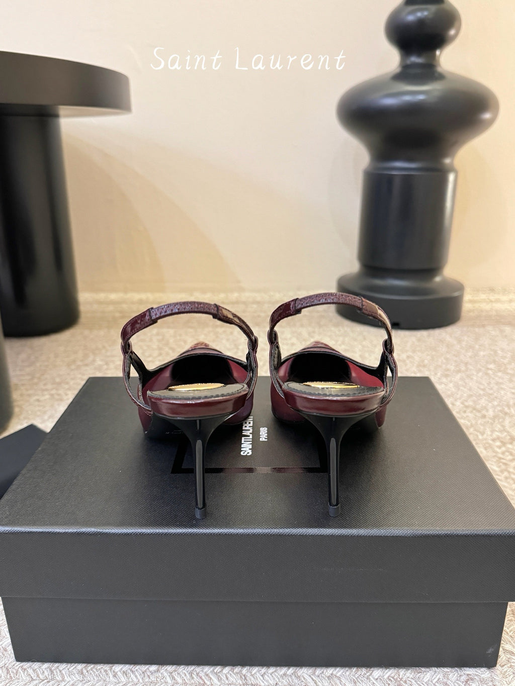 YSL Slingback Kitten Heels