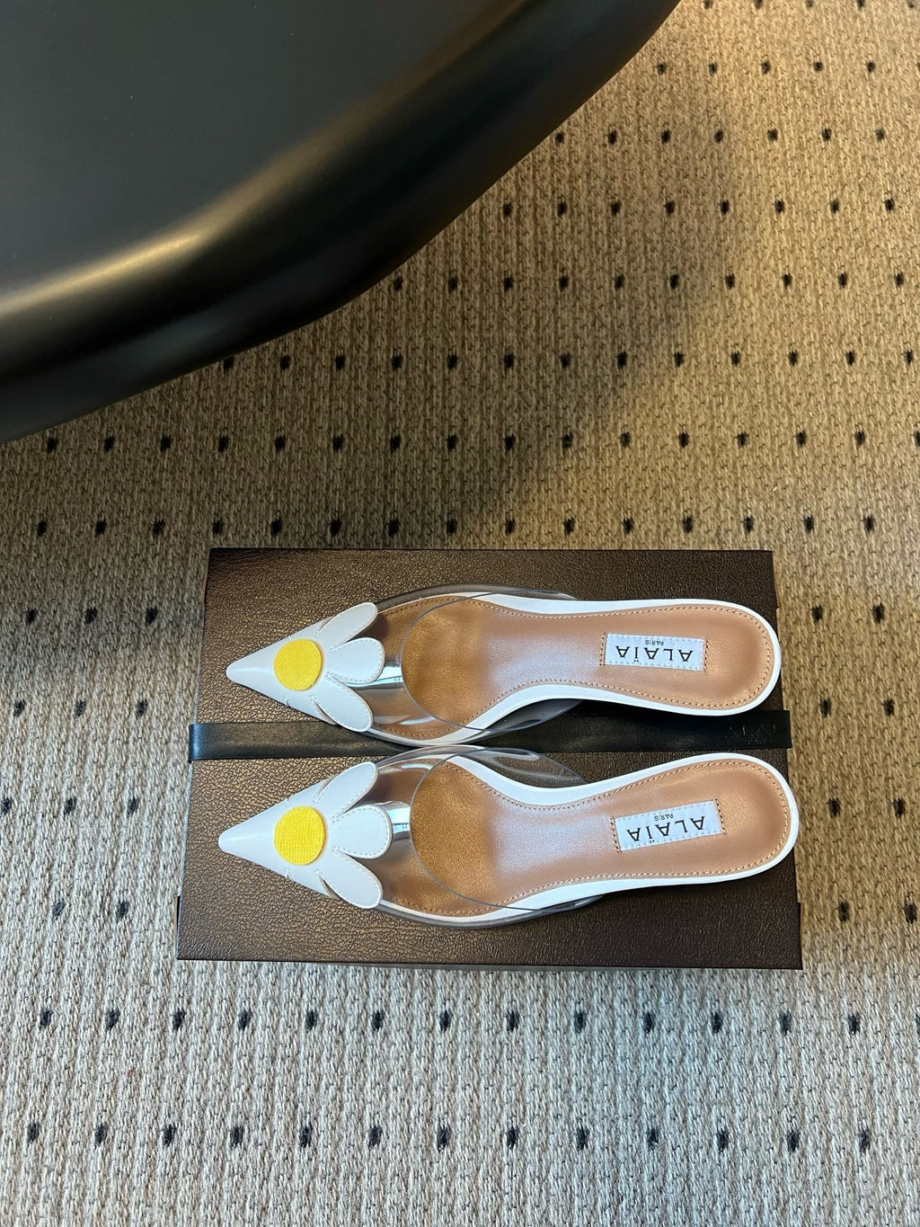 Alaïa Bloom Mules