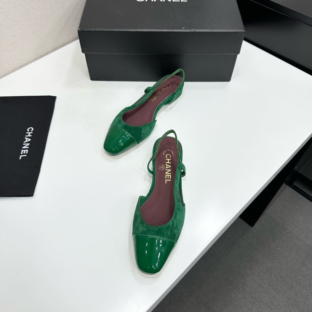 Chanel Slingback Flats