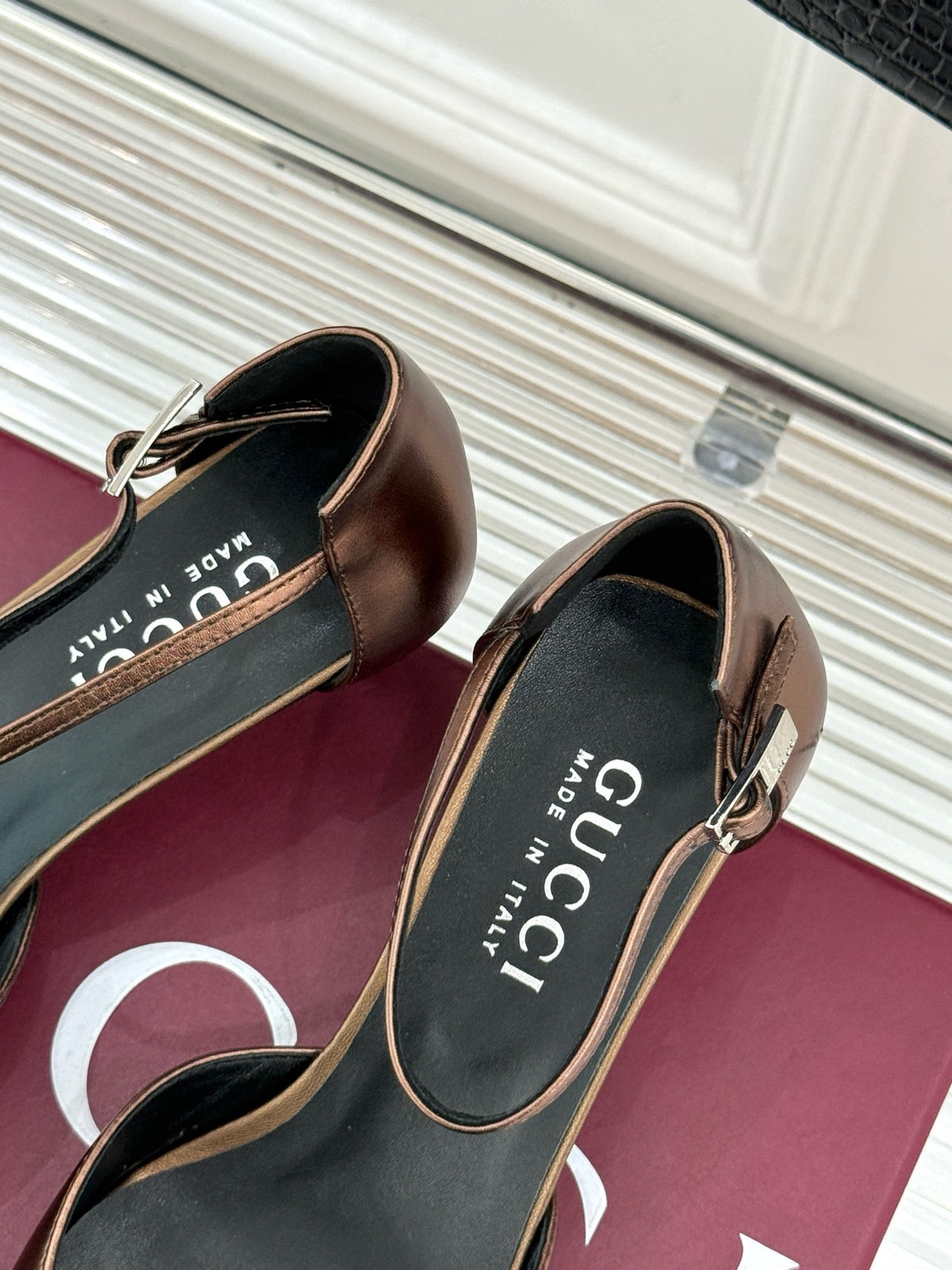 Gucci Slingback Kitten Heels