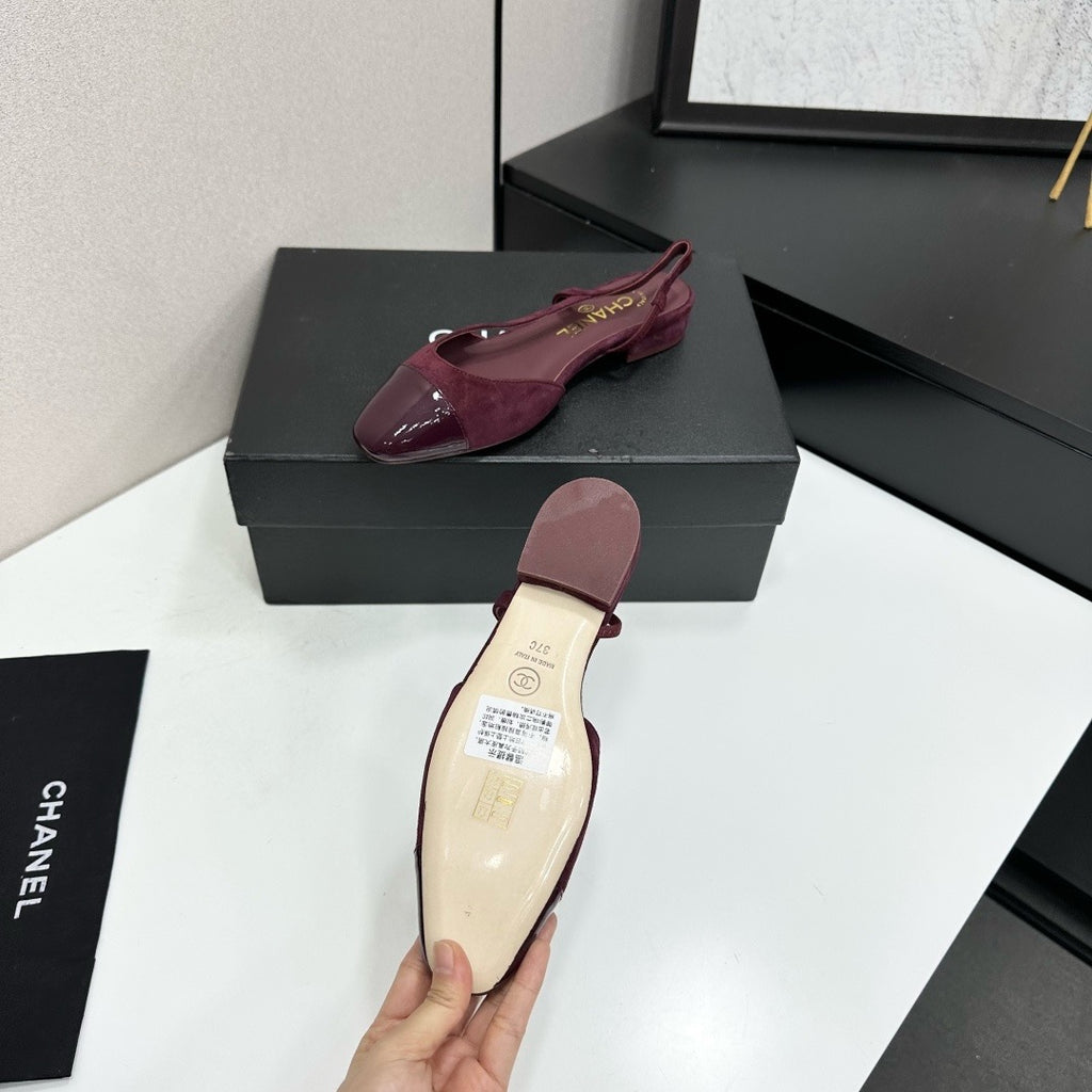 Chanel Slingback Flats