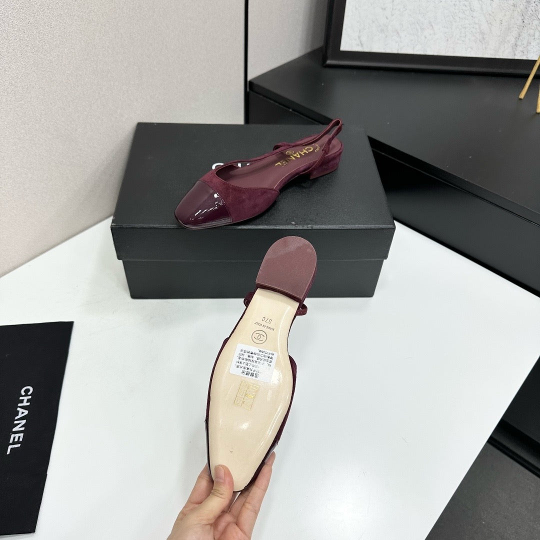 Chanel Slingback Flats
