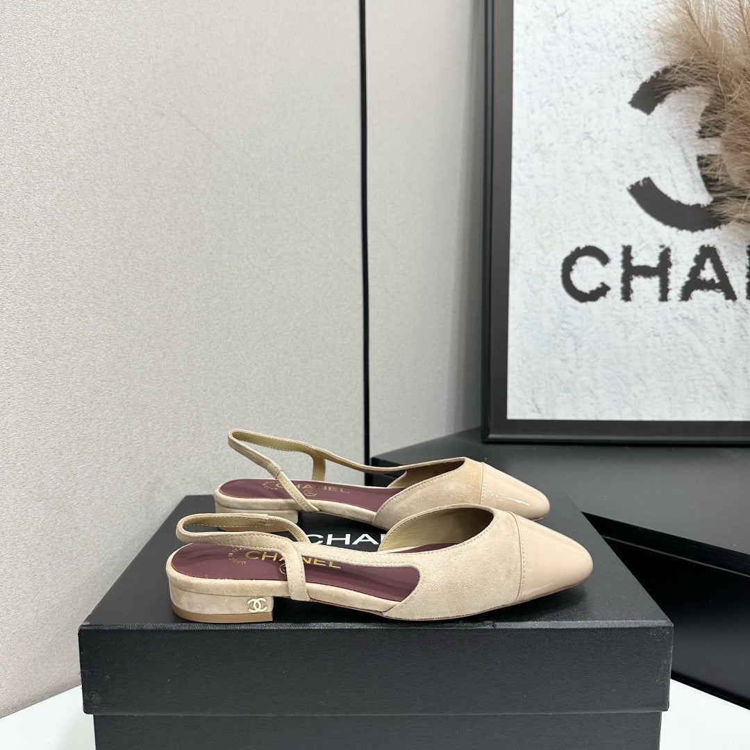 Chanel Slingback Flats