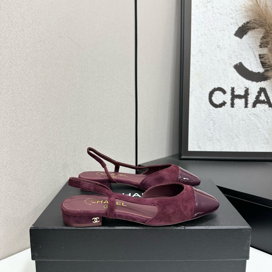 Chanel Slingback Flats