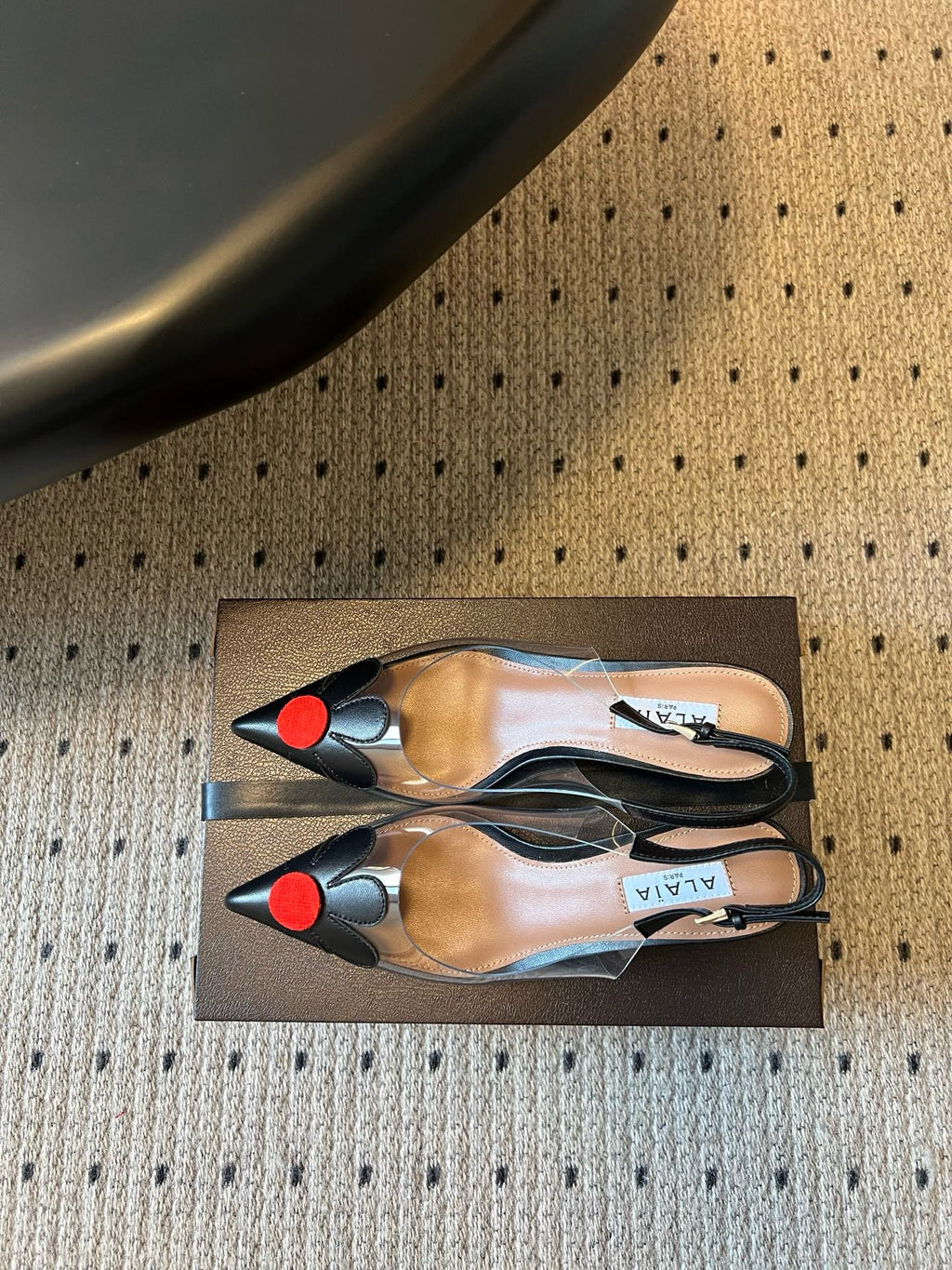 Alaïa Bloom Slingbacks