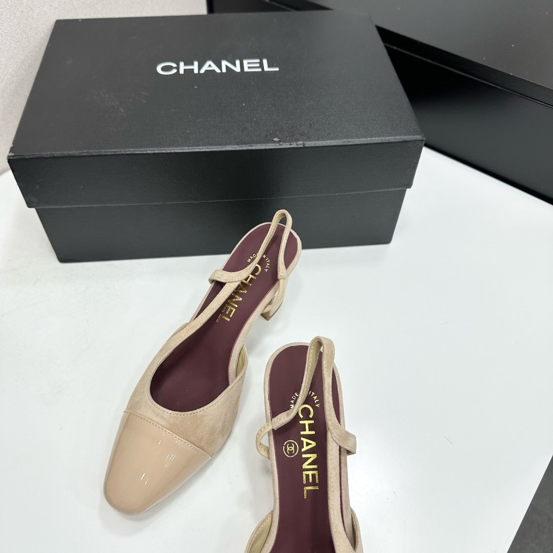 Chanel Slingback Heels