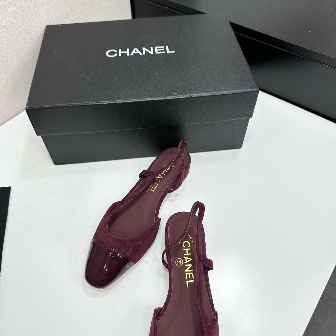 Chanel Slingback Flats