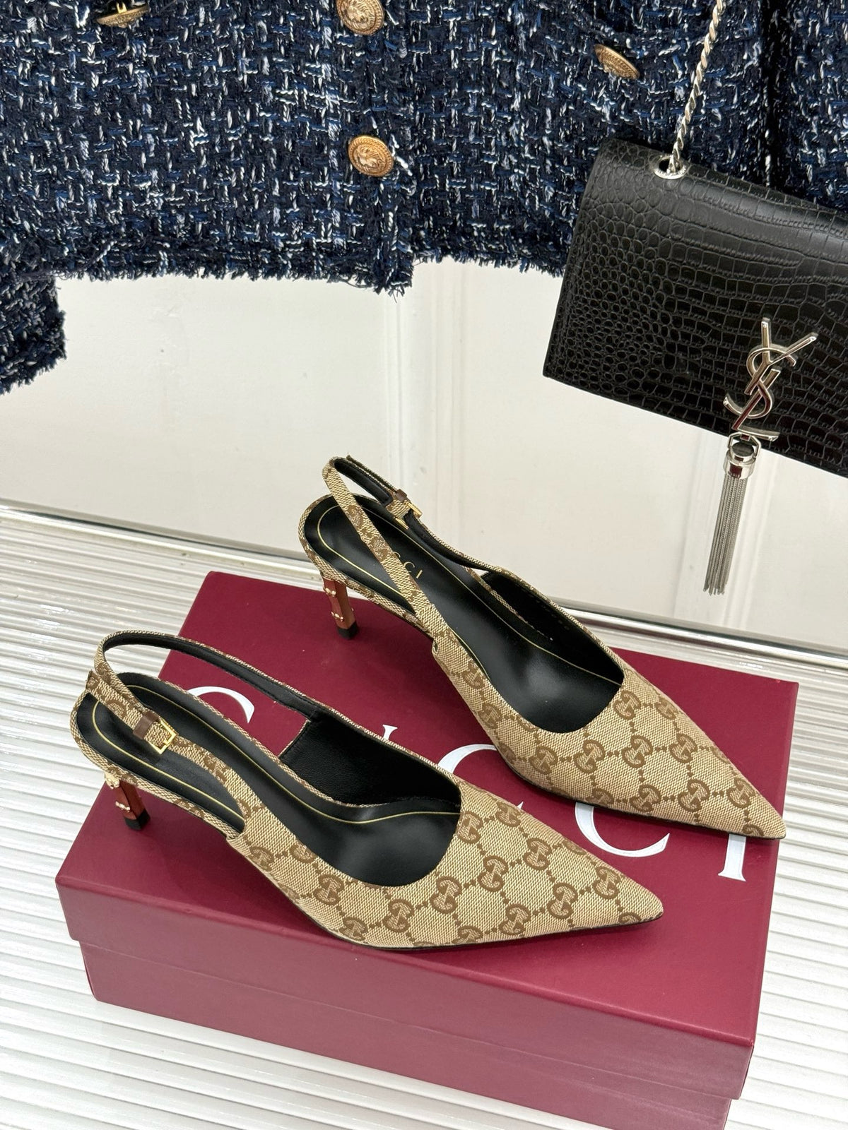 Gucci Castello Slingback