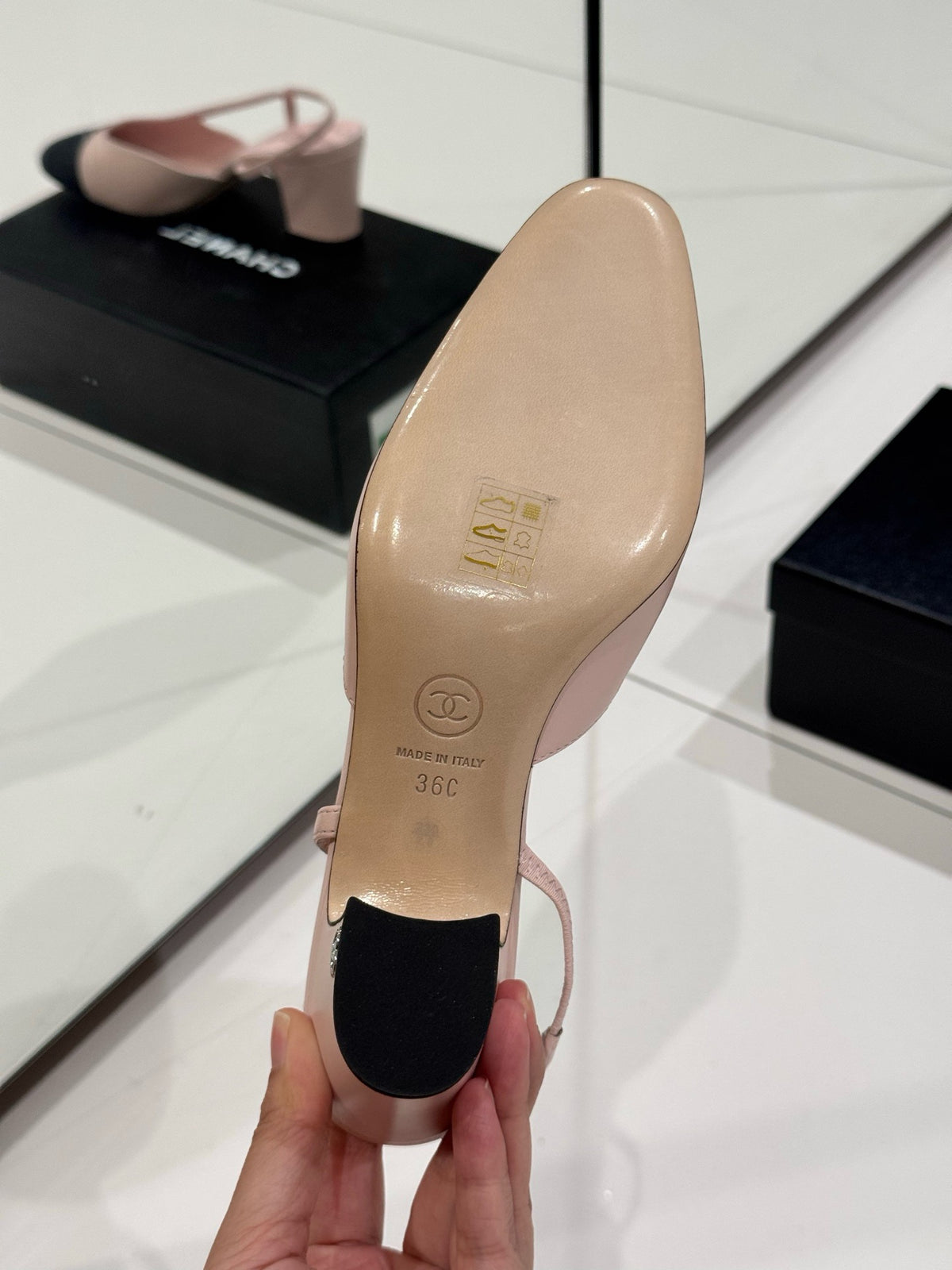 Chanel Slingback Heels