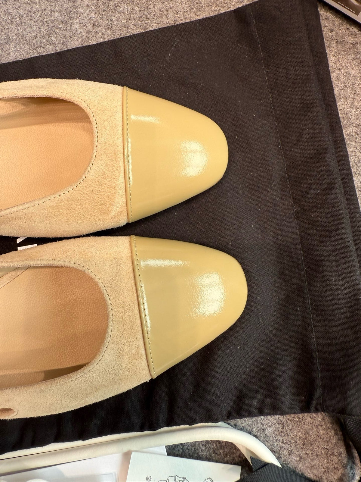 Chanel Slingback Flats Sandals