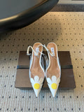 Alaïa Bloom Slingback Heels