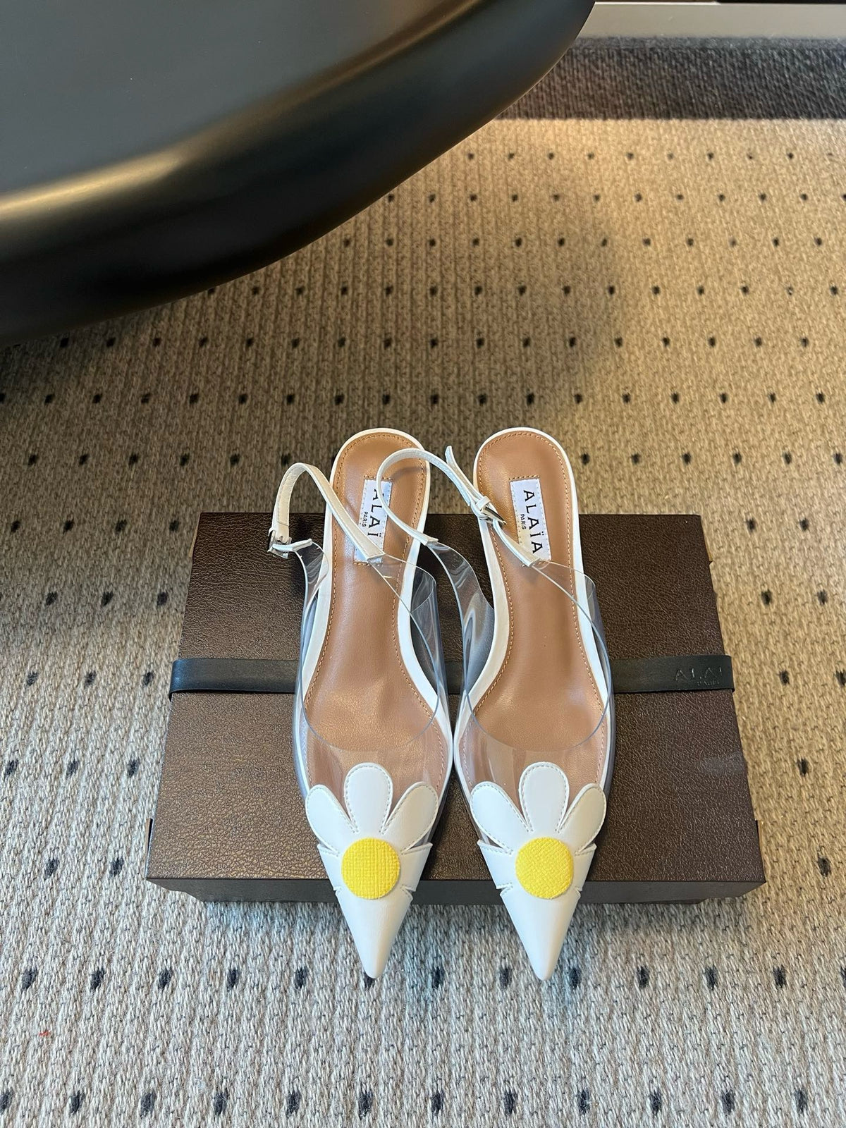 Alaïa Bloom Slingback Heels