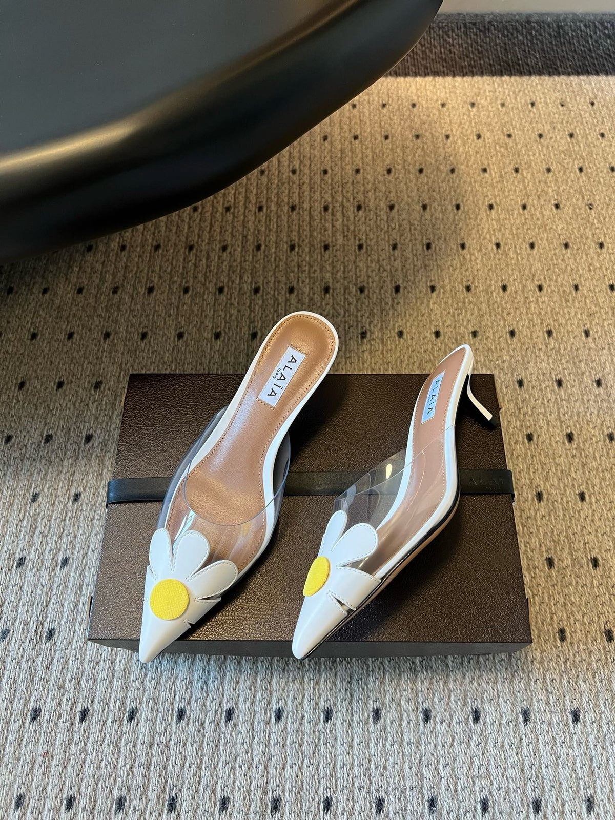 Alaïa Bloom Mules