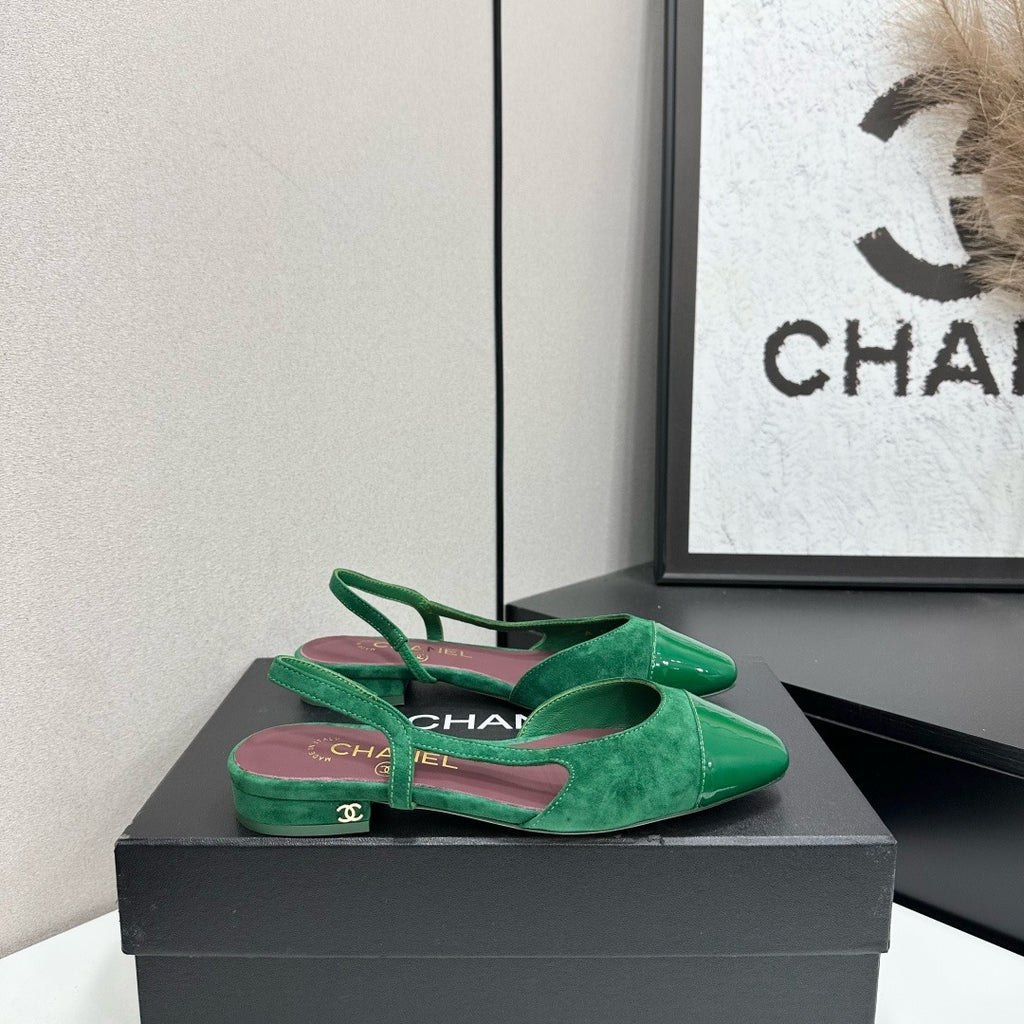 Chanel Slingback Flats