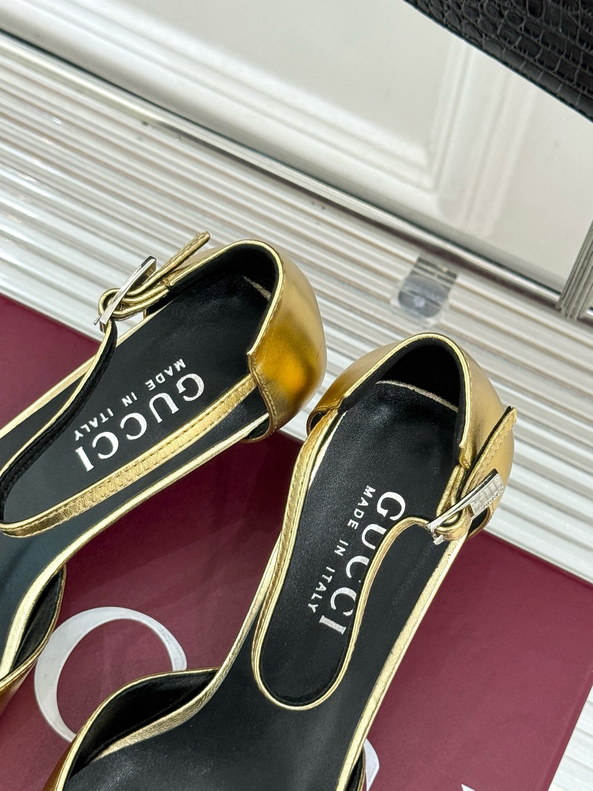 Gucci Slingback Kitten Heels