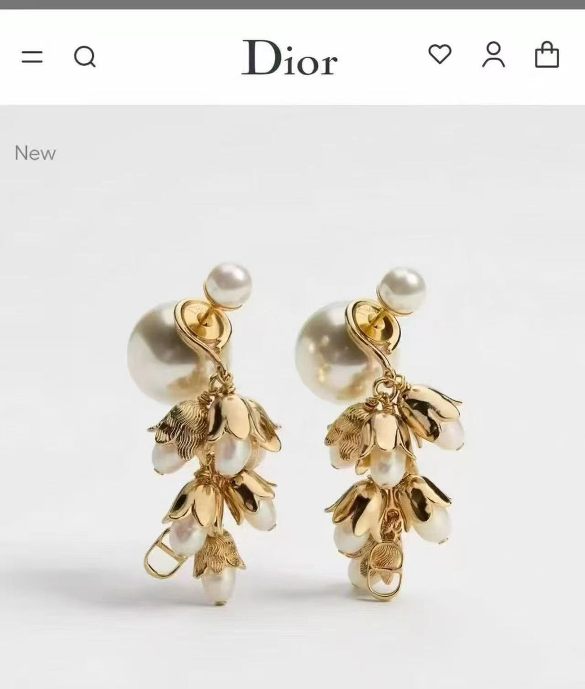 Dior Drop Earrings