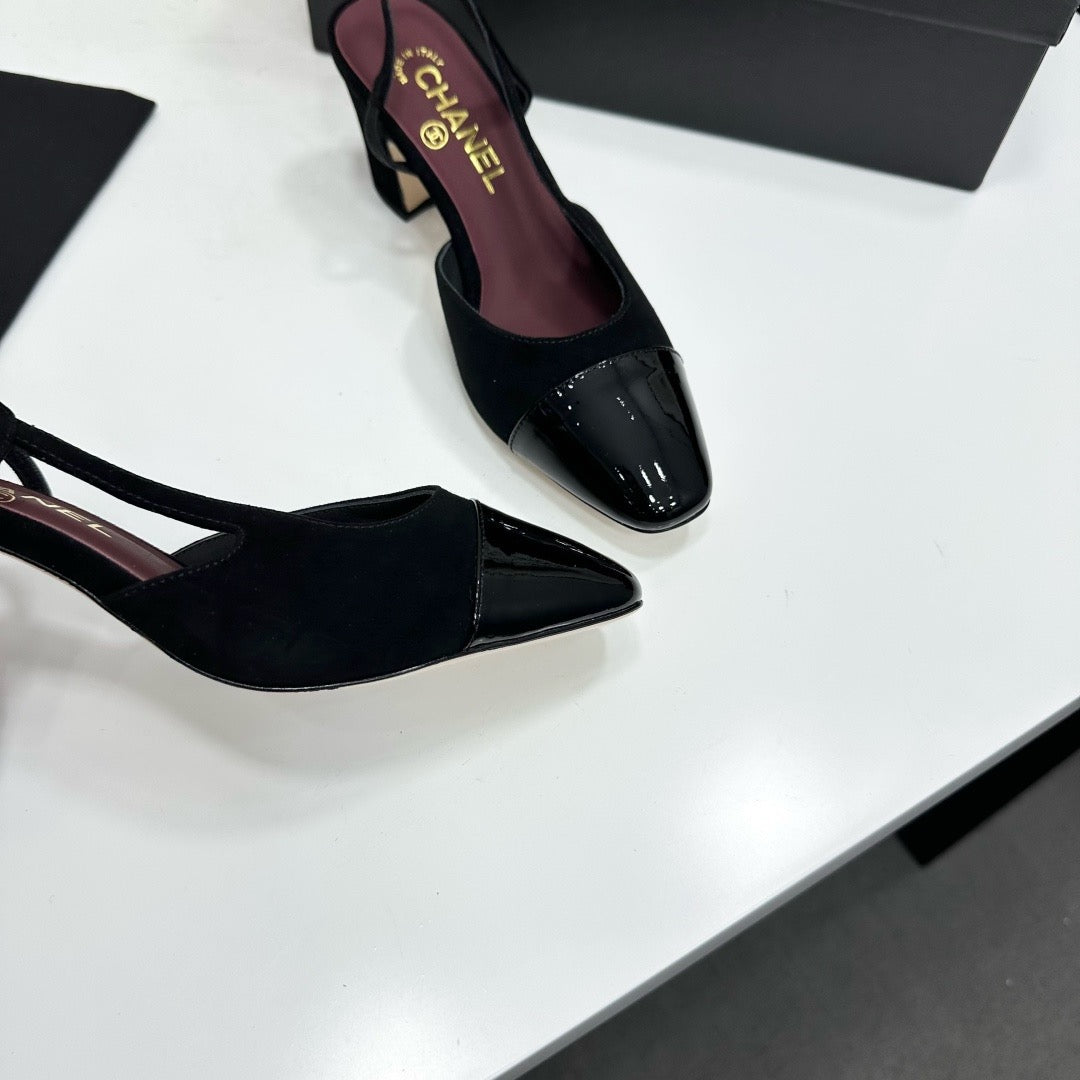 Chanel Slingback Heels