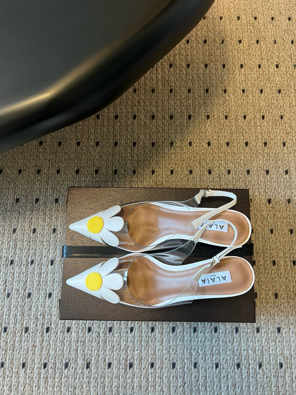 Alaïa Bloom Slingback Heels
