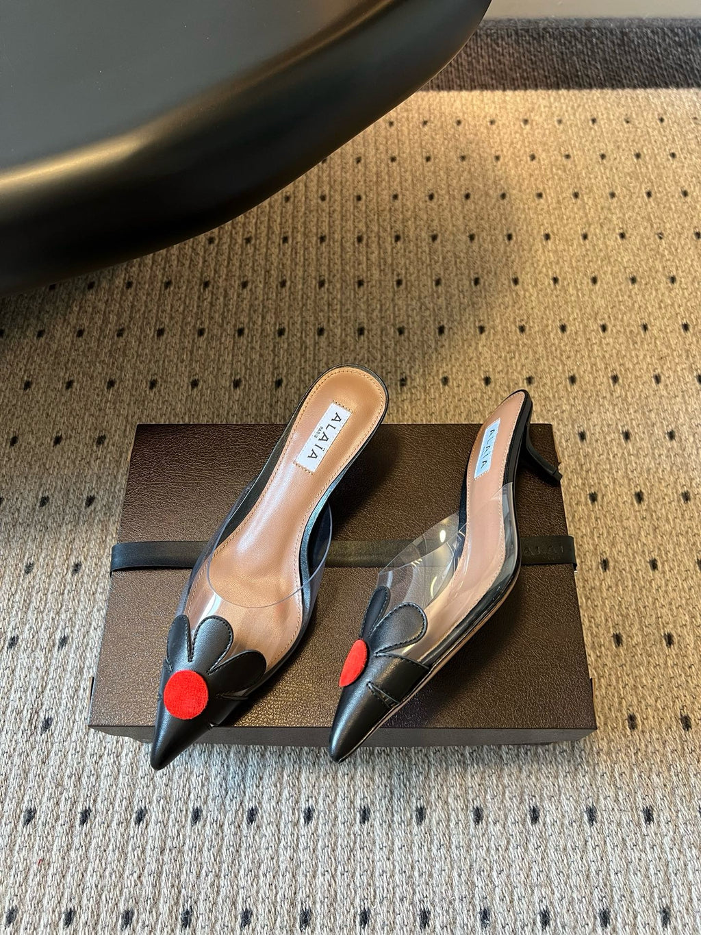 Alaïa Bloom Mules