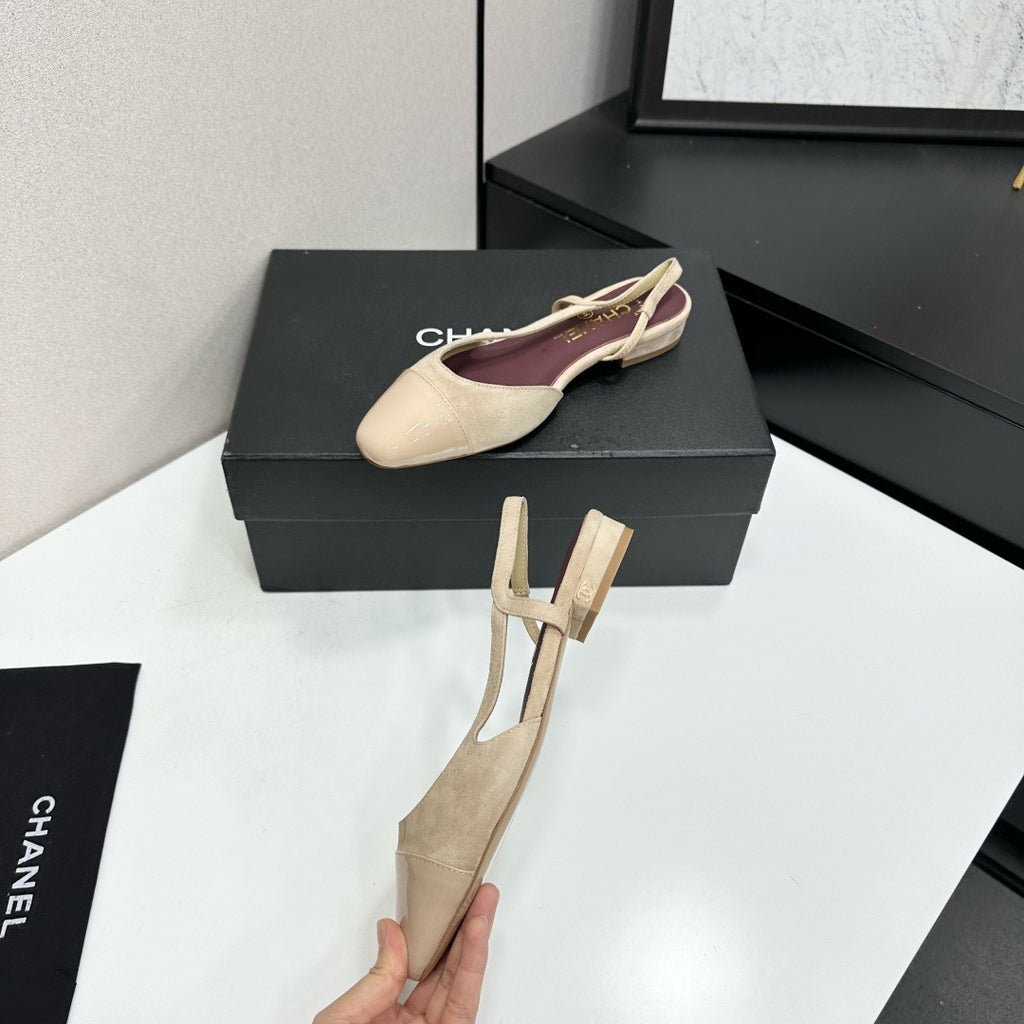 Chanel Slingback Flats