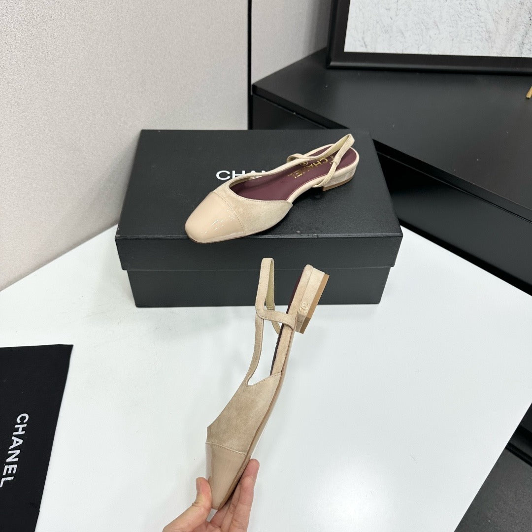 Chanel Slingback Flats