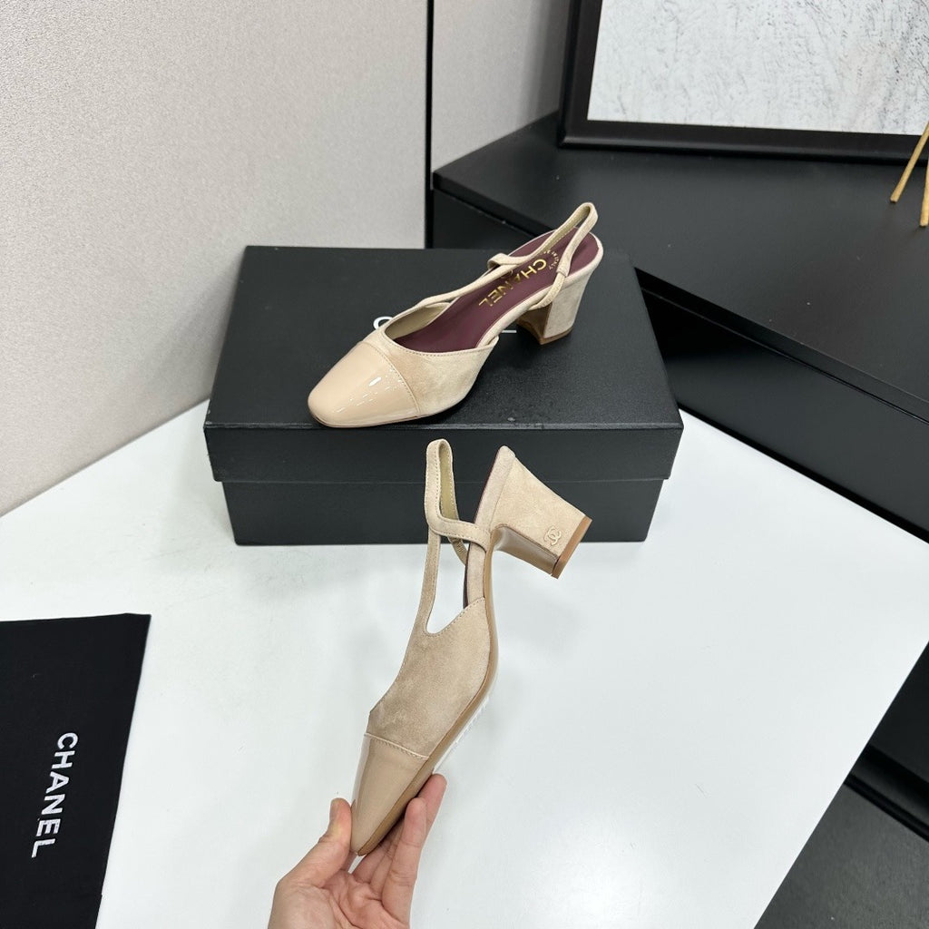 Chanel Slingback Heels
