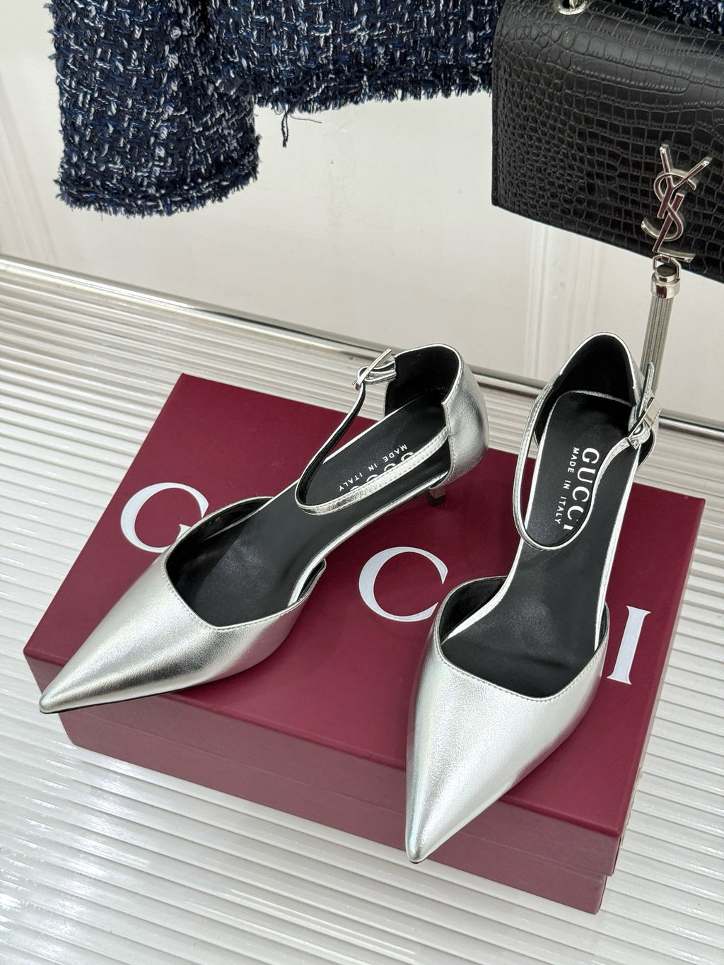 Gucci Slingback Kitten Heels