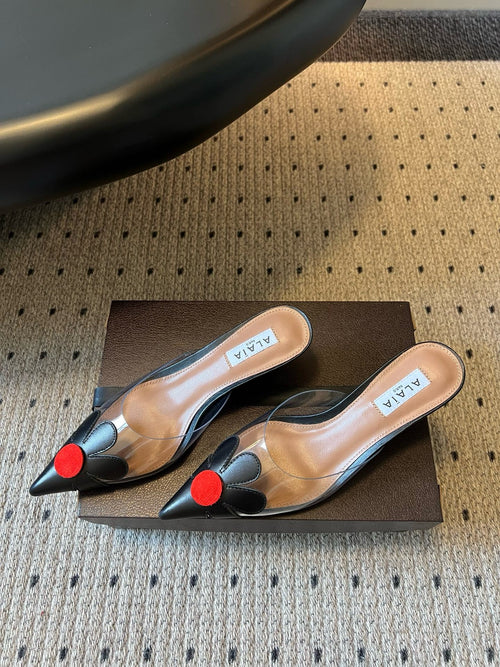 Alaïa Bloom Mules