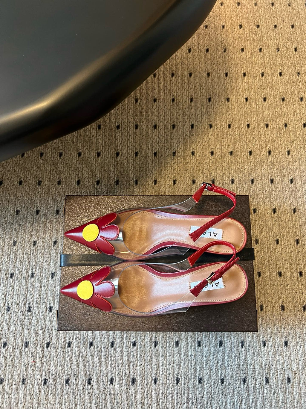 Alaïa Bloom Slingbacks