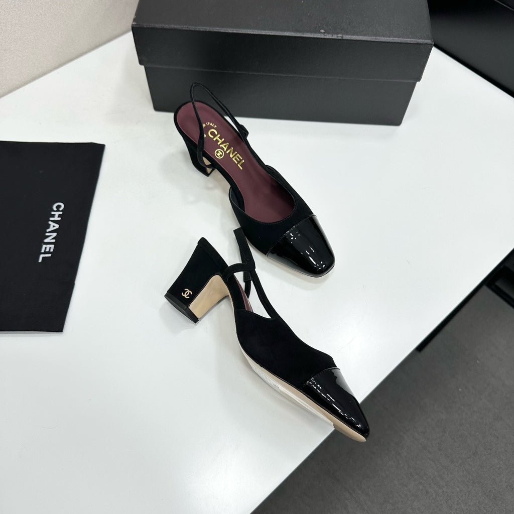 Chanel Slingback Heels
