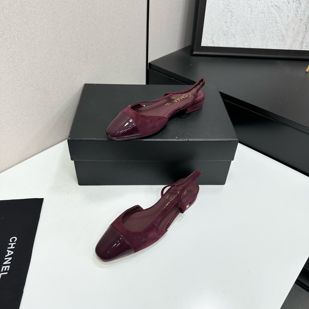 Chanel Slingback Flats