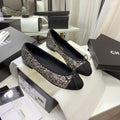 Chanel Ballet Tweed Flats