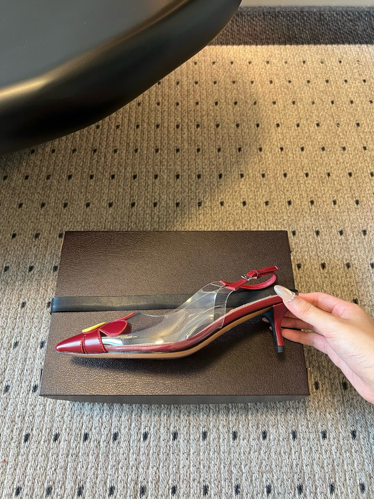 Alaïa Bloom Slingbacks