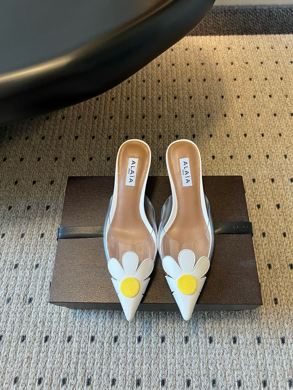 Alaïa Bloom Mules