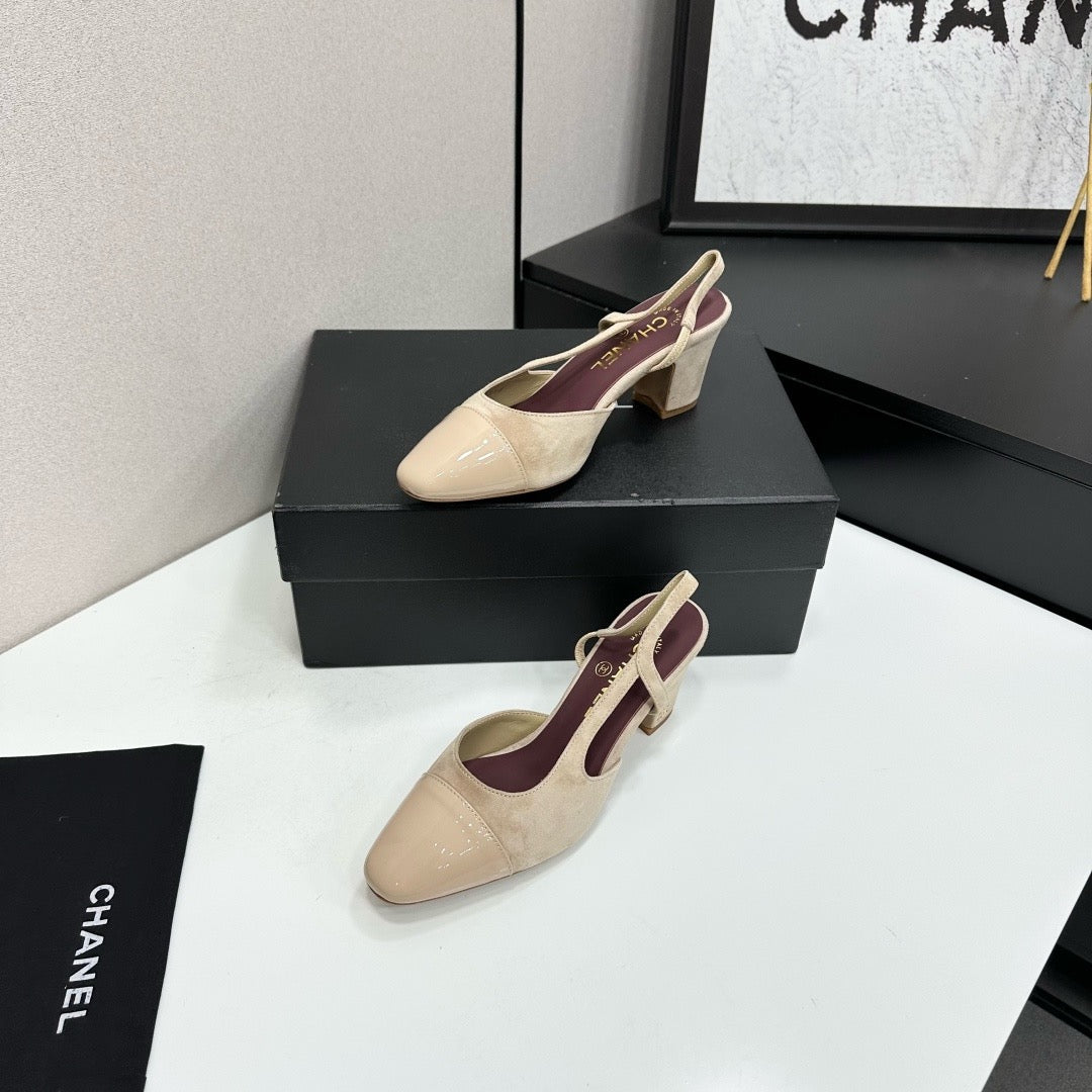 Chanel Slingback Heels