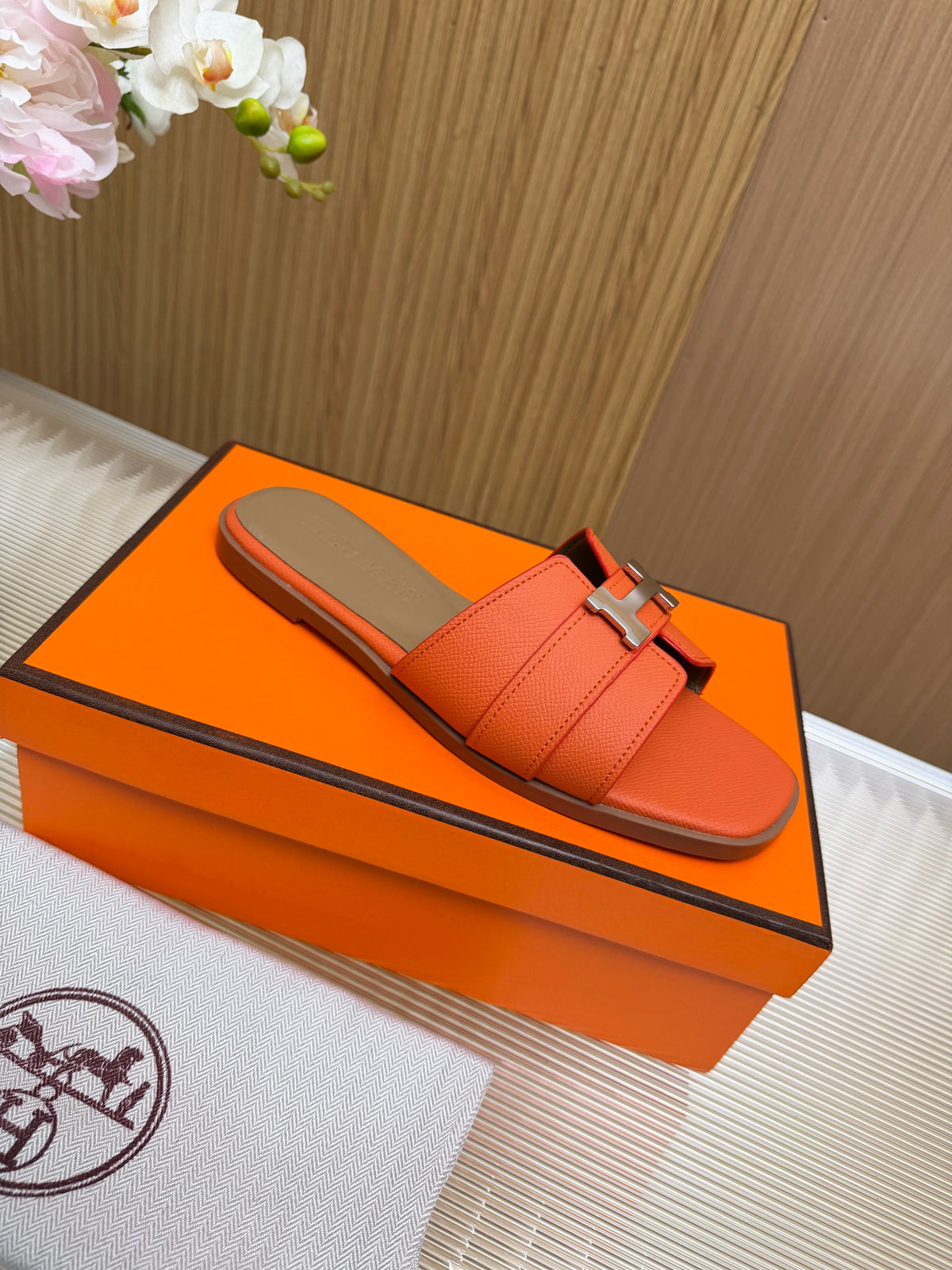 Hermes Constance Sandals