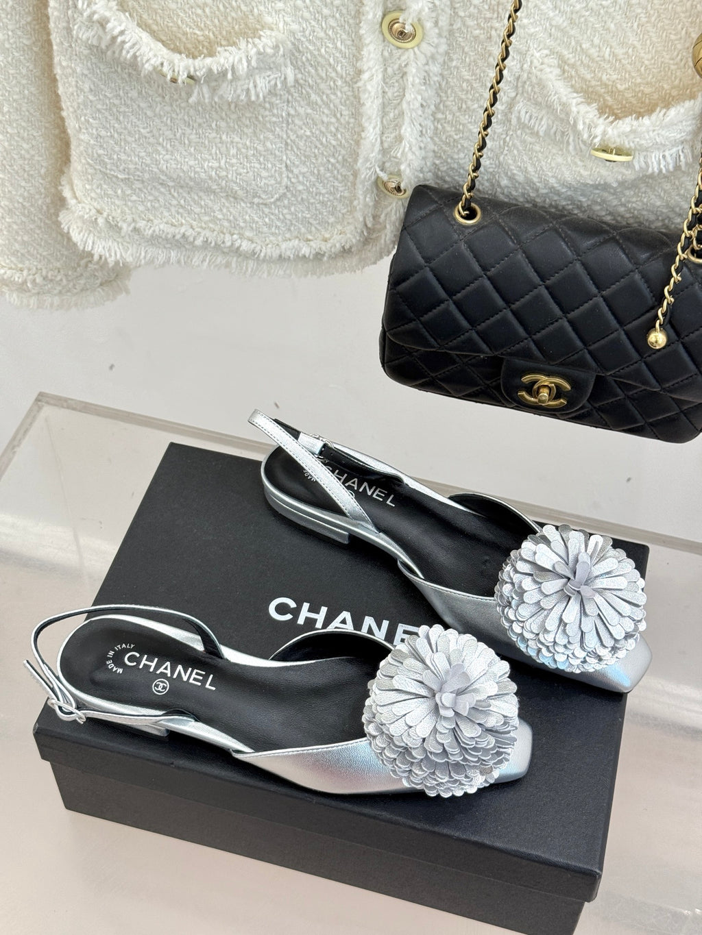 Chanel Slingback Flats