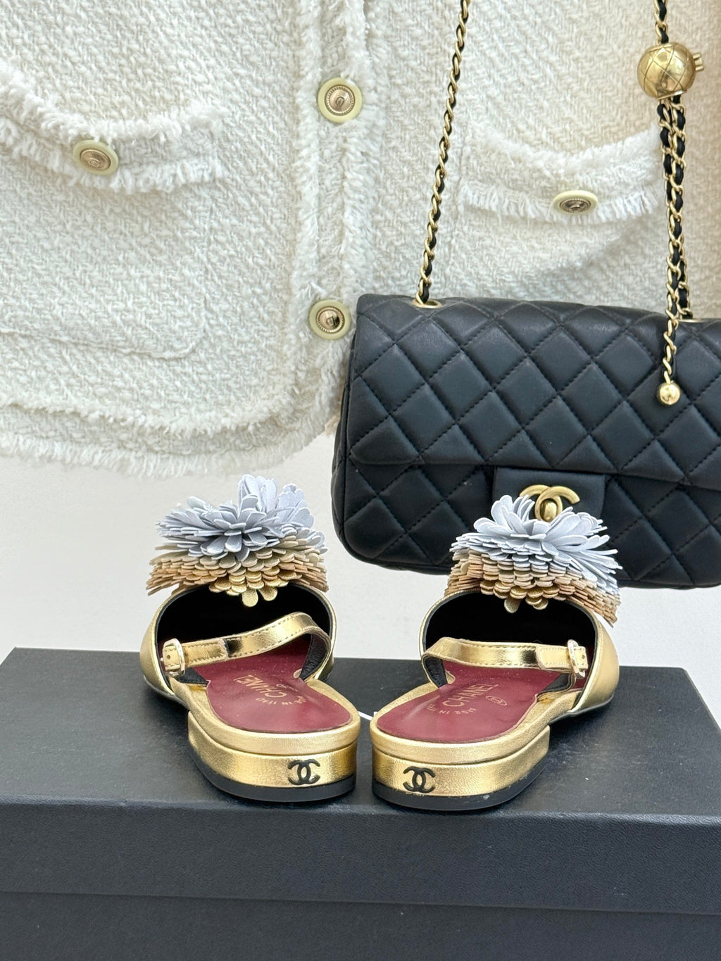 Chanel Slingback Flats