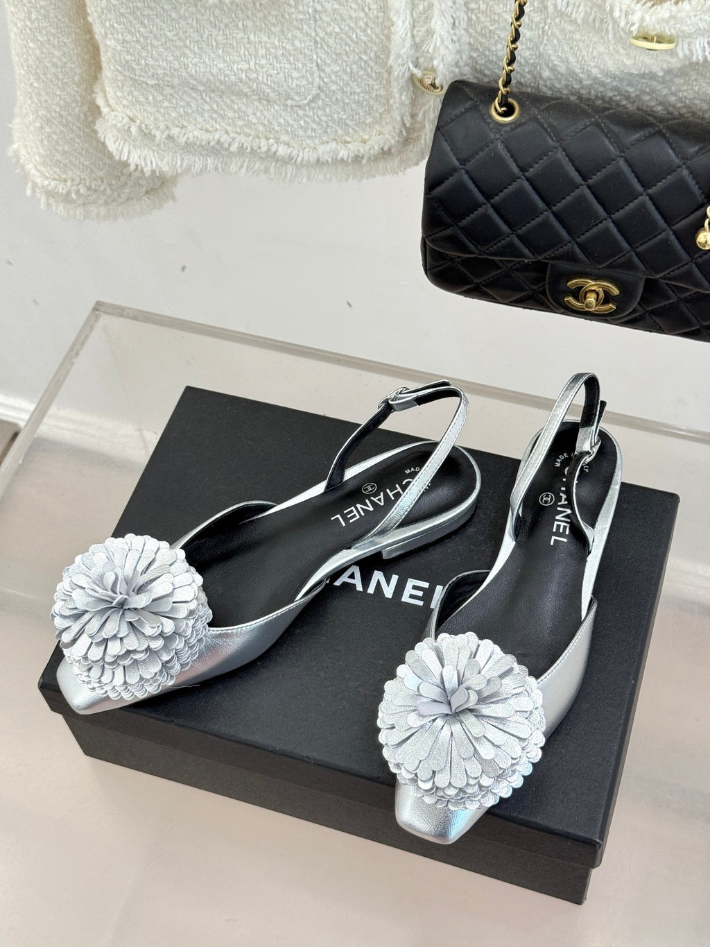 Chanel Slingback Flats