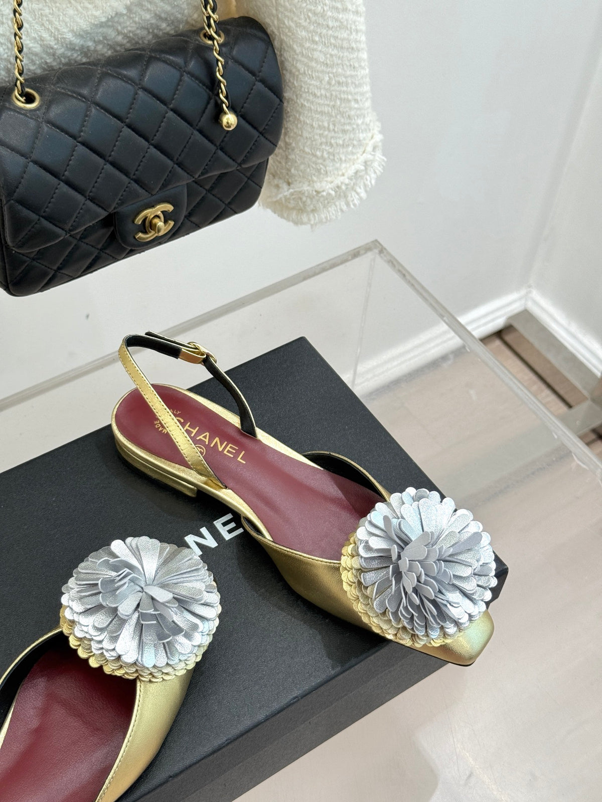 Chanel Slingback Flats