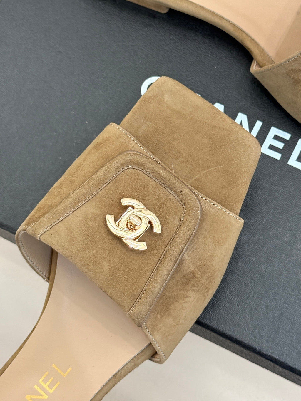Chanel Suede Flats