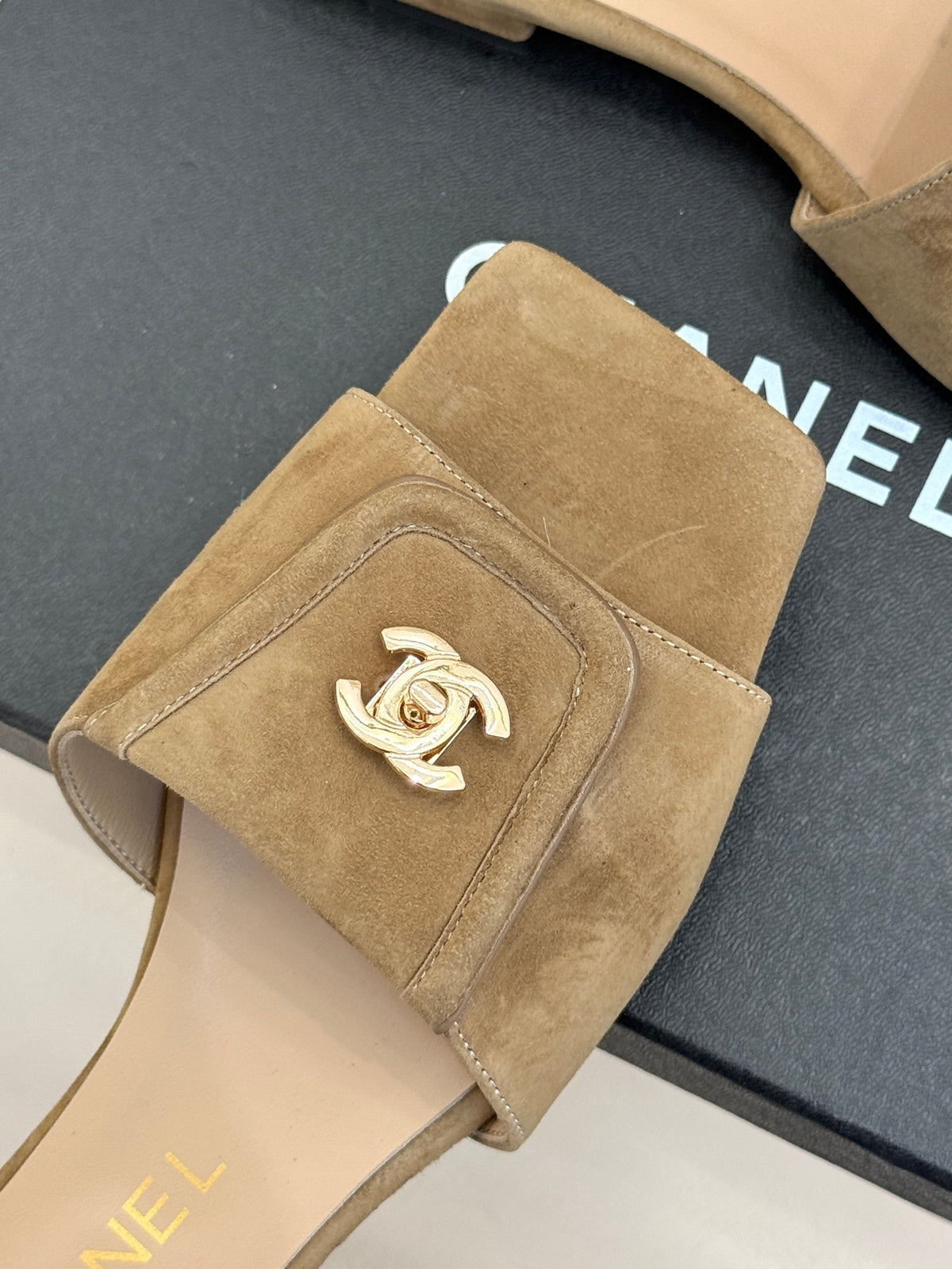 Chanel Suede Flats