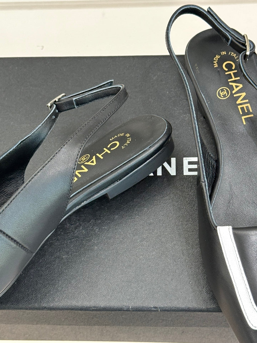 Chanel Slingback Flats