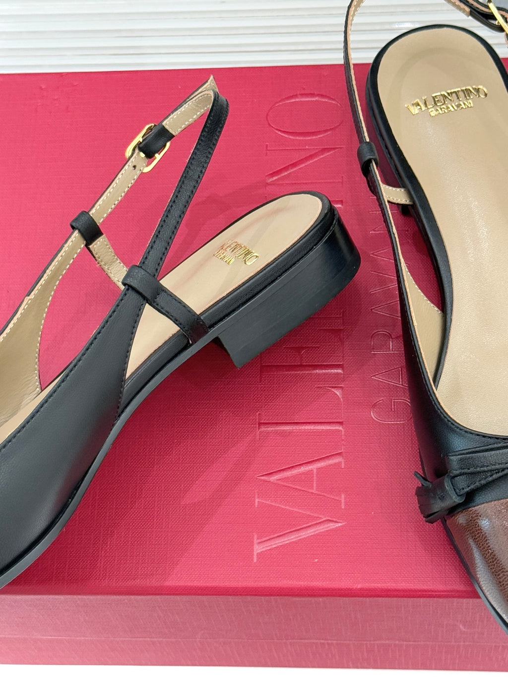 Valentino V Logo Tassel Flats