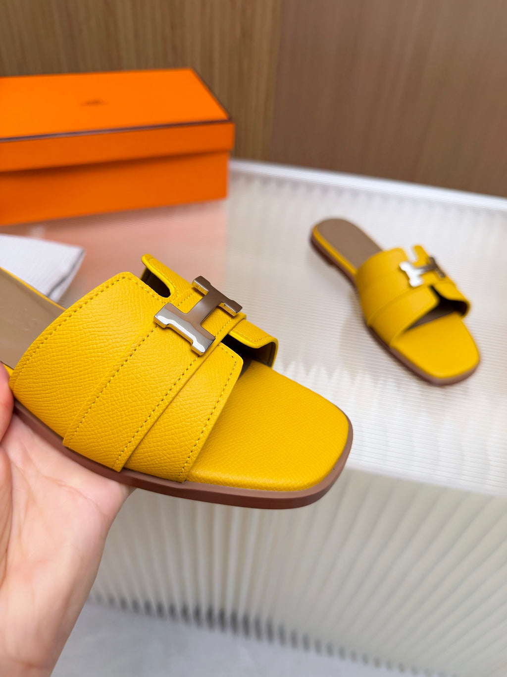 Hermes Constance Sandals