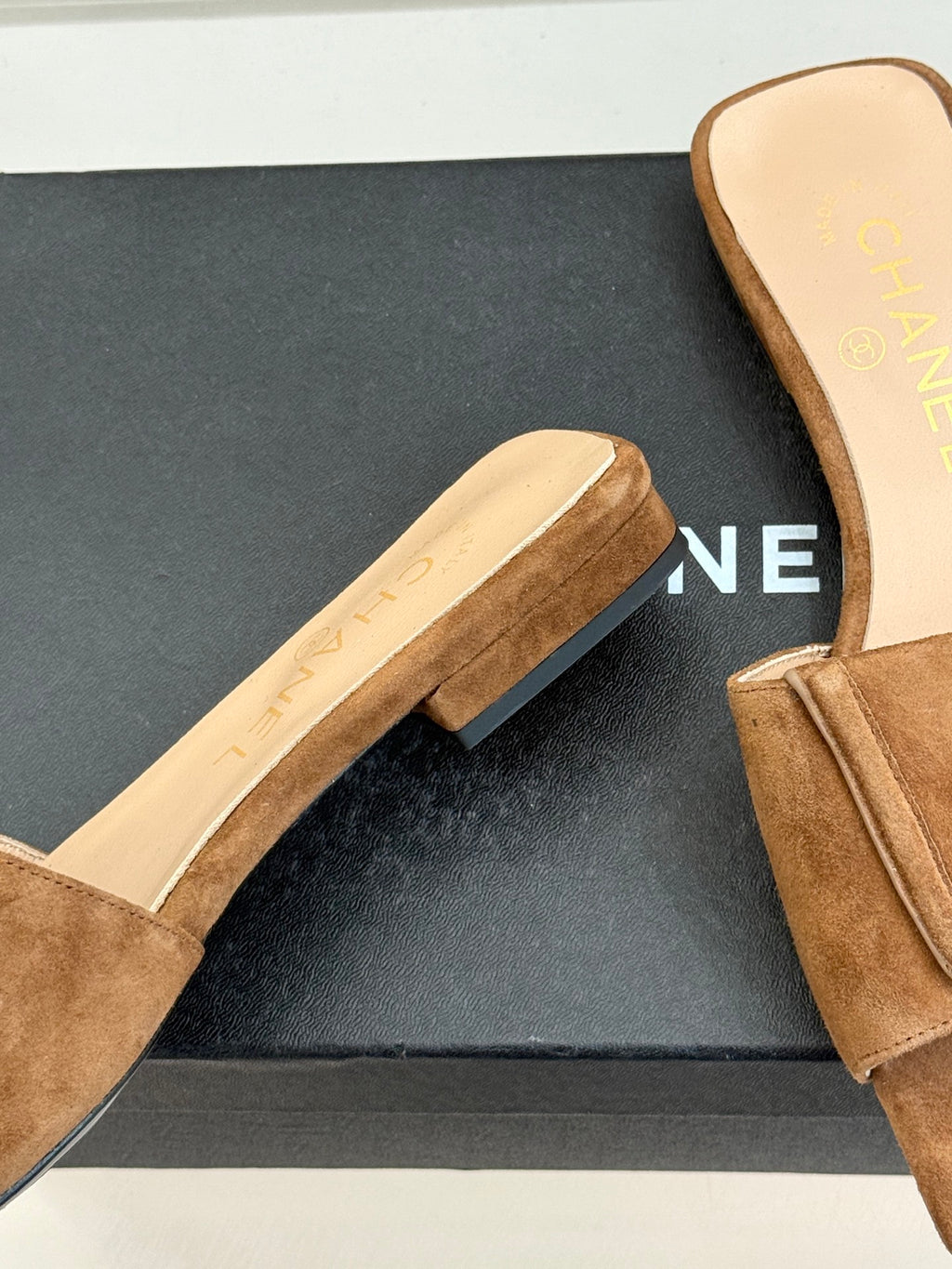 Chanel Suede Flats